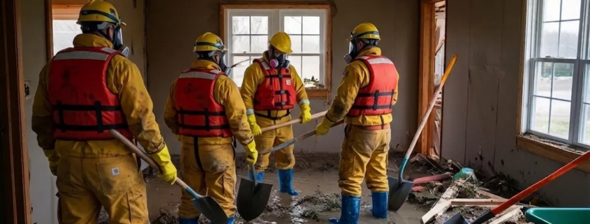 Water Damage Repair Near Me: 7 Critical Steps Every Texas Homeowner Must Take in the First 24 Hours 1 water damage repair near me ; flooded San Antonio living room with standing water and tide marks on walls