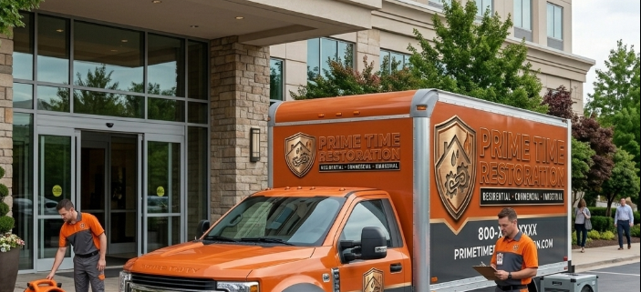 Water Damage Restoration Leon Valley: 5 Powerful Reasons Local Response Time Makes All the Difference 1 Water damage restoration Leon Valley TX professional team arriving at residential property