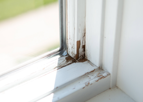 5 Powerful Reasons Lead Paint Removal Leon Valley TX Cannot Wait ; and What Every Homeowner Must Do Now 6 "Chipped and peeling lead paint on old window frame requiring lead paint removal Leon Valley TX