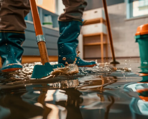 Water Damage Restoration San Antonio: 7 Proven Steps to Fast and Full Recovery 23 water damage restoration san antonio technician assessing moisture in damaged wall. Primetime restoration